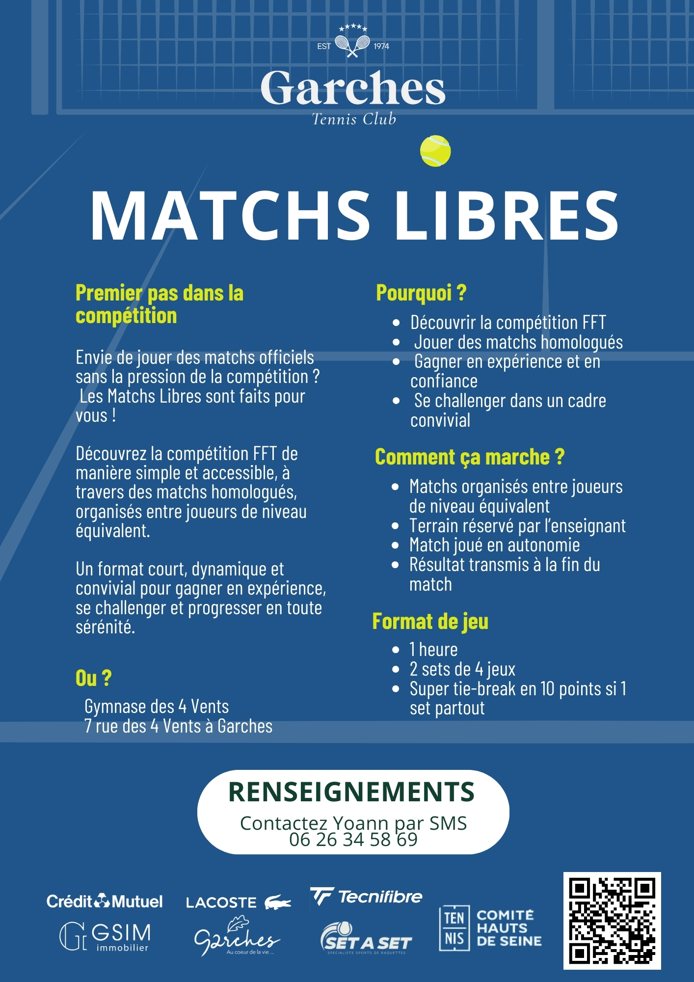 MATCHS LIBRES